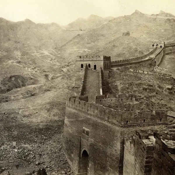 Las primeras fotografías de la Muralla China